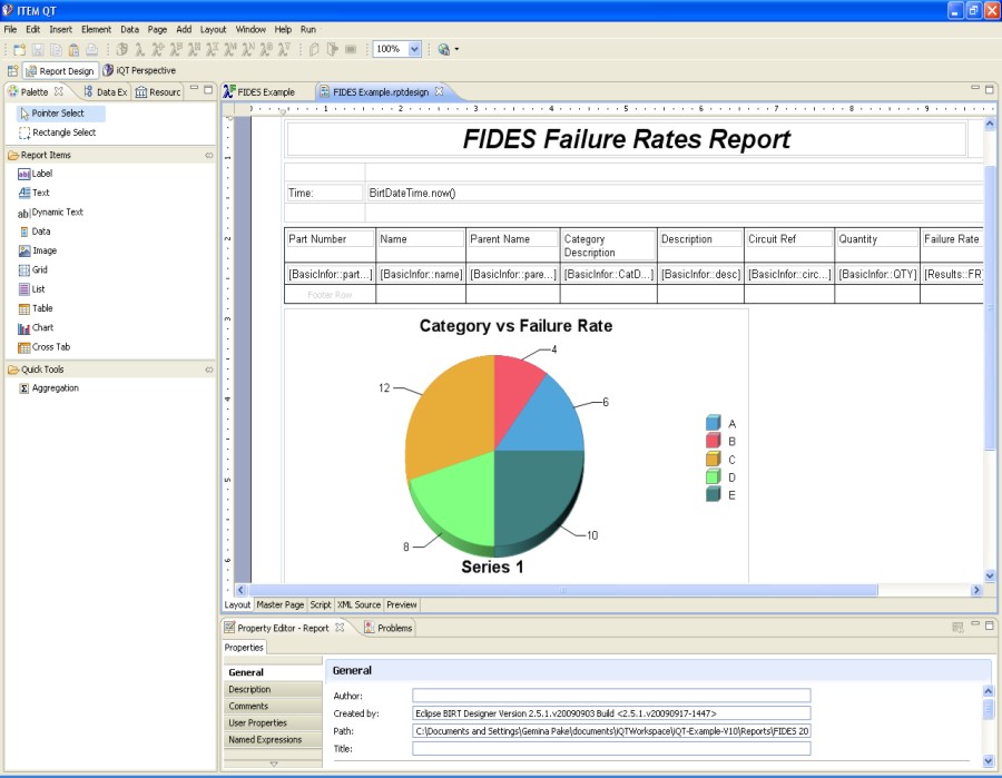 Reliability Prediction Software Screenshots